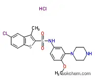 5-chloro-N-(4-methoxy-3-(piperazin-1-yl)phenyl)-3-methylbenzo[b]thiophene-2-sulfonamide